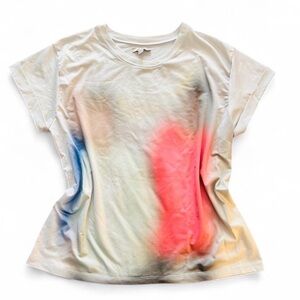 Zara Trafaluc Abstract Short Sleeve Tee
